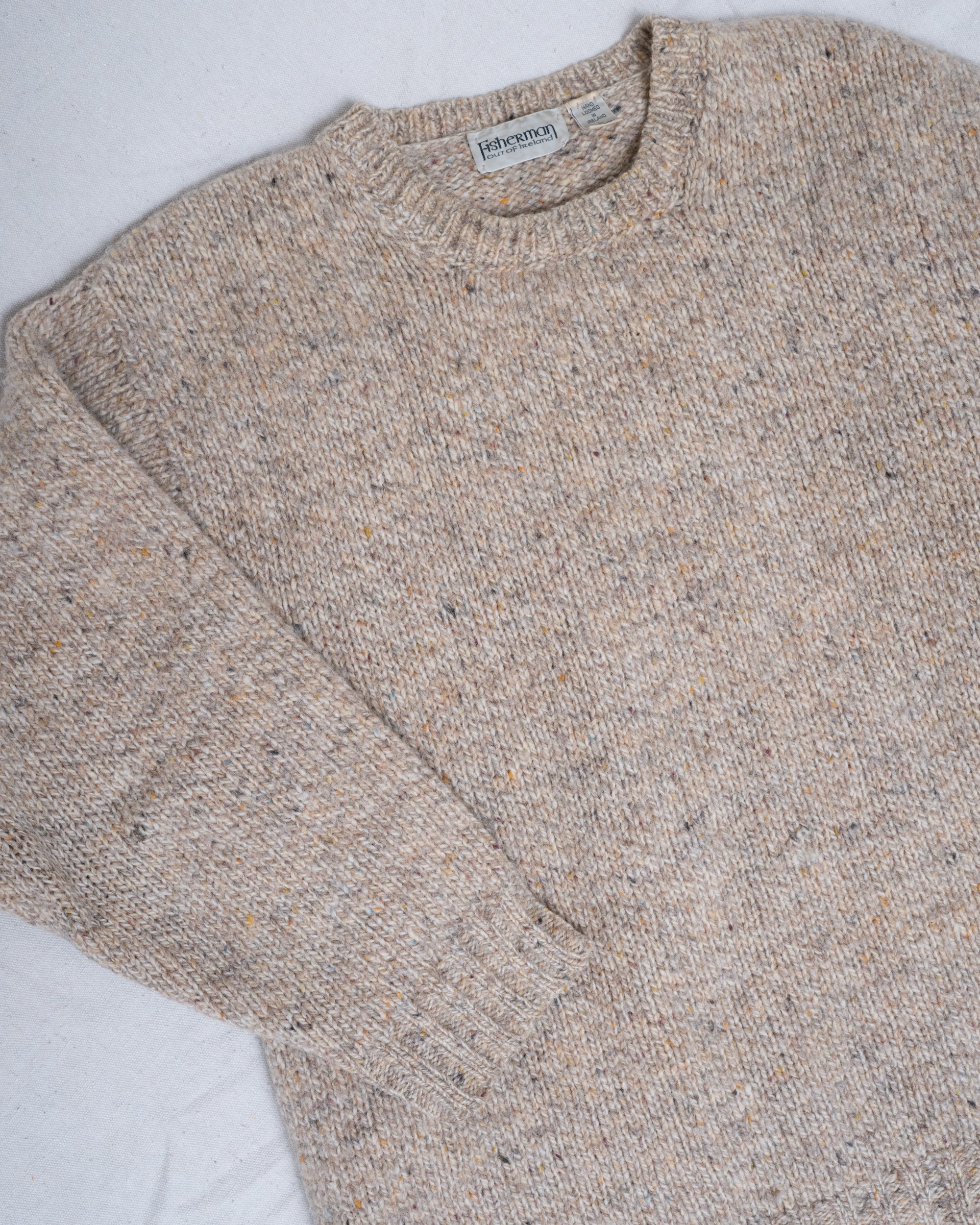 Vintage Chunky Knit Fisherman Sweater (S/M)