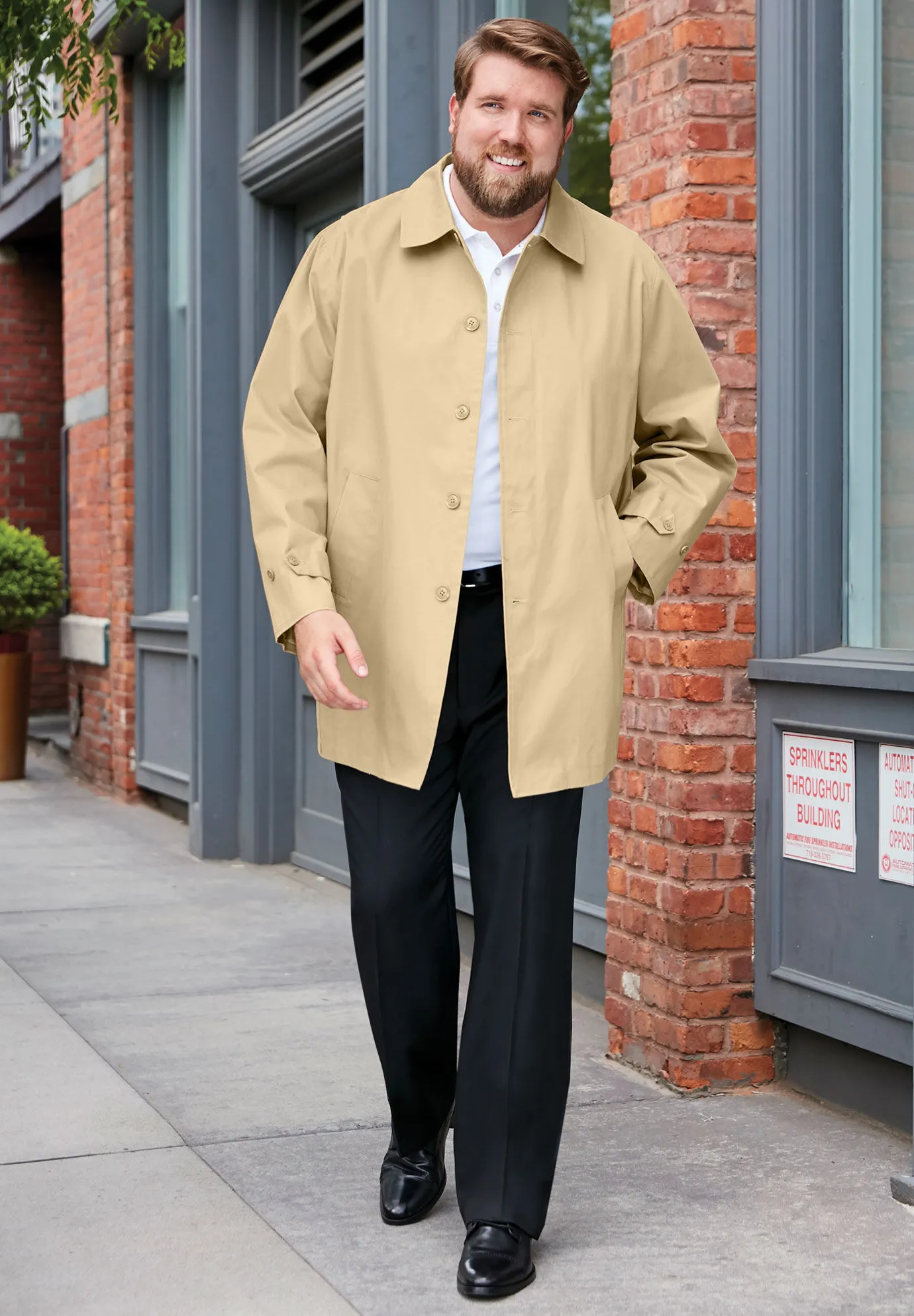 Water-Resistant Trench Coat