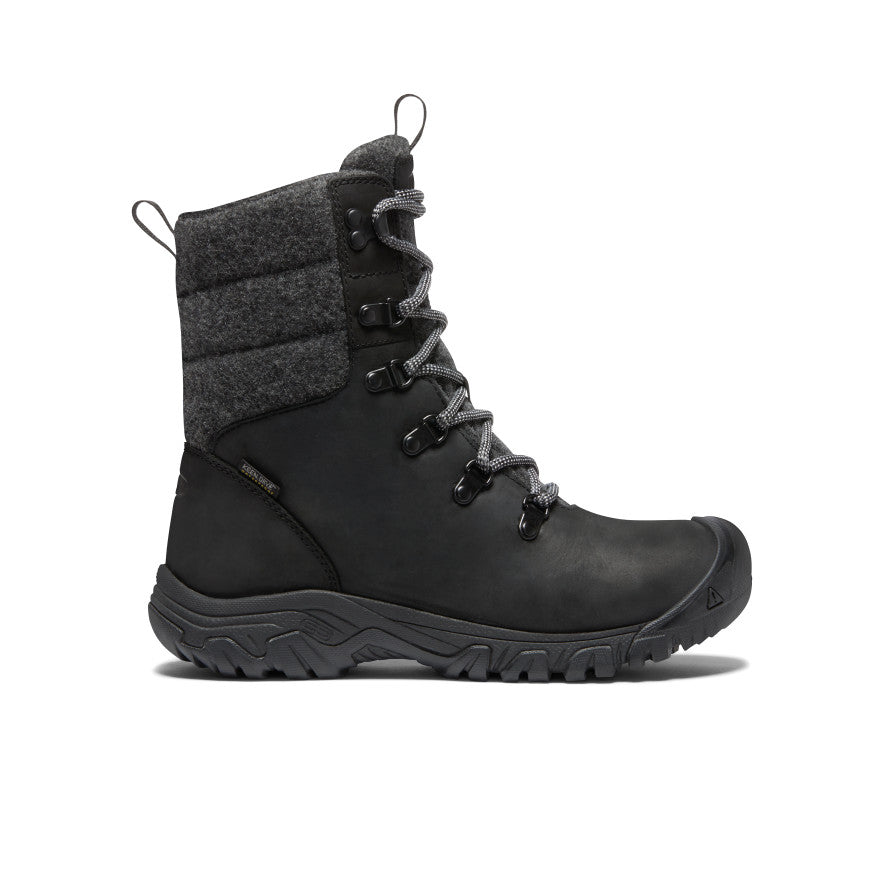 Women's Greta Waterproof Boot | Black/Black Wool