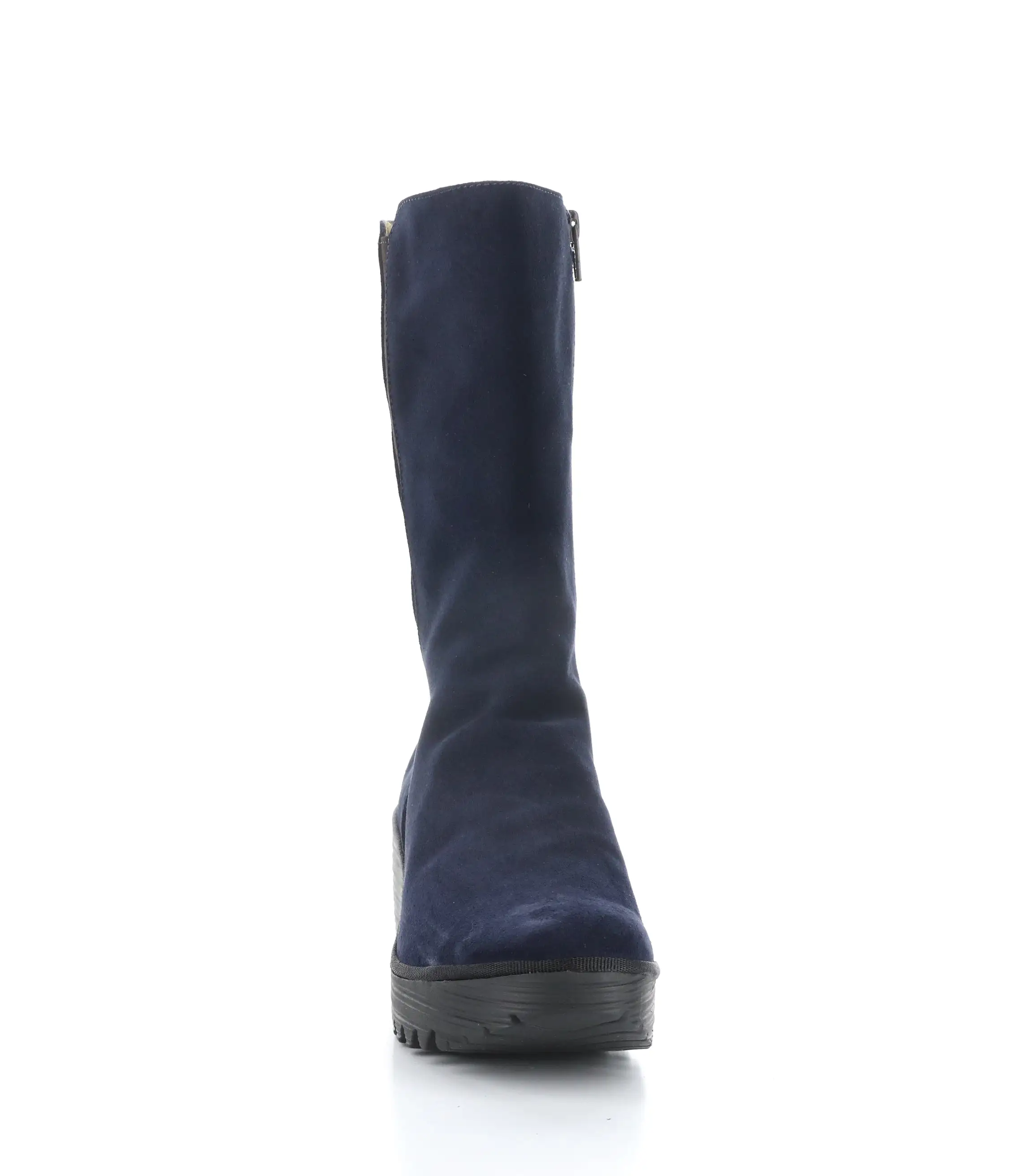 YEMY408FLY 003 NAVY Round Toe Boots