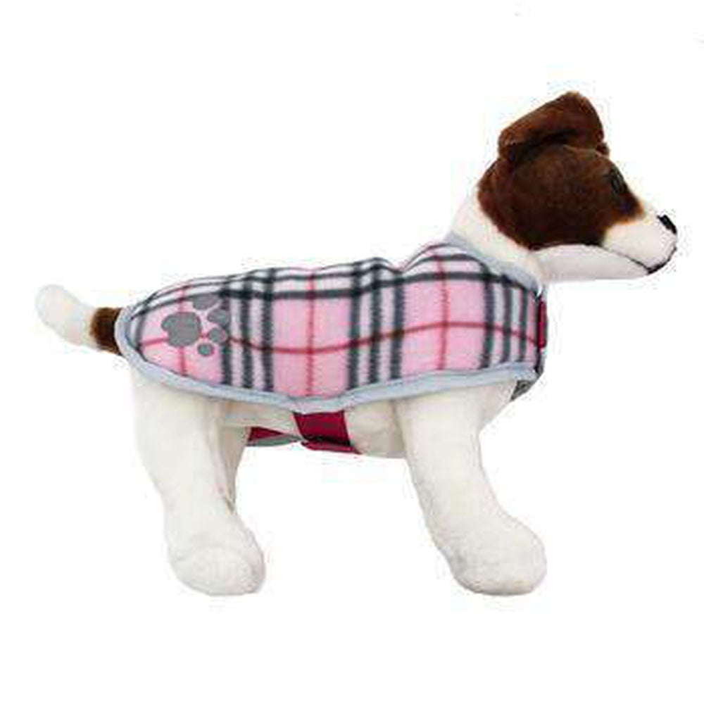 Zack and Zoey Nor’easter Dog Blanket Coat - Pink