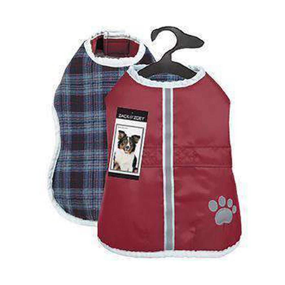 Zack and Zoey ThermaPet Nor'Easter Dog Coat - Burgundy