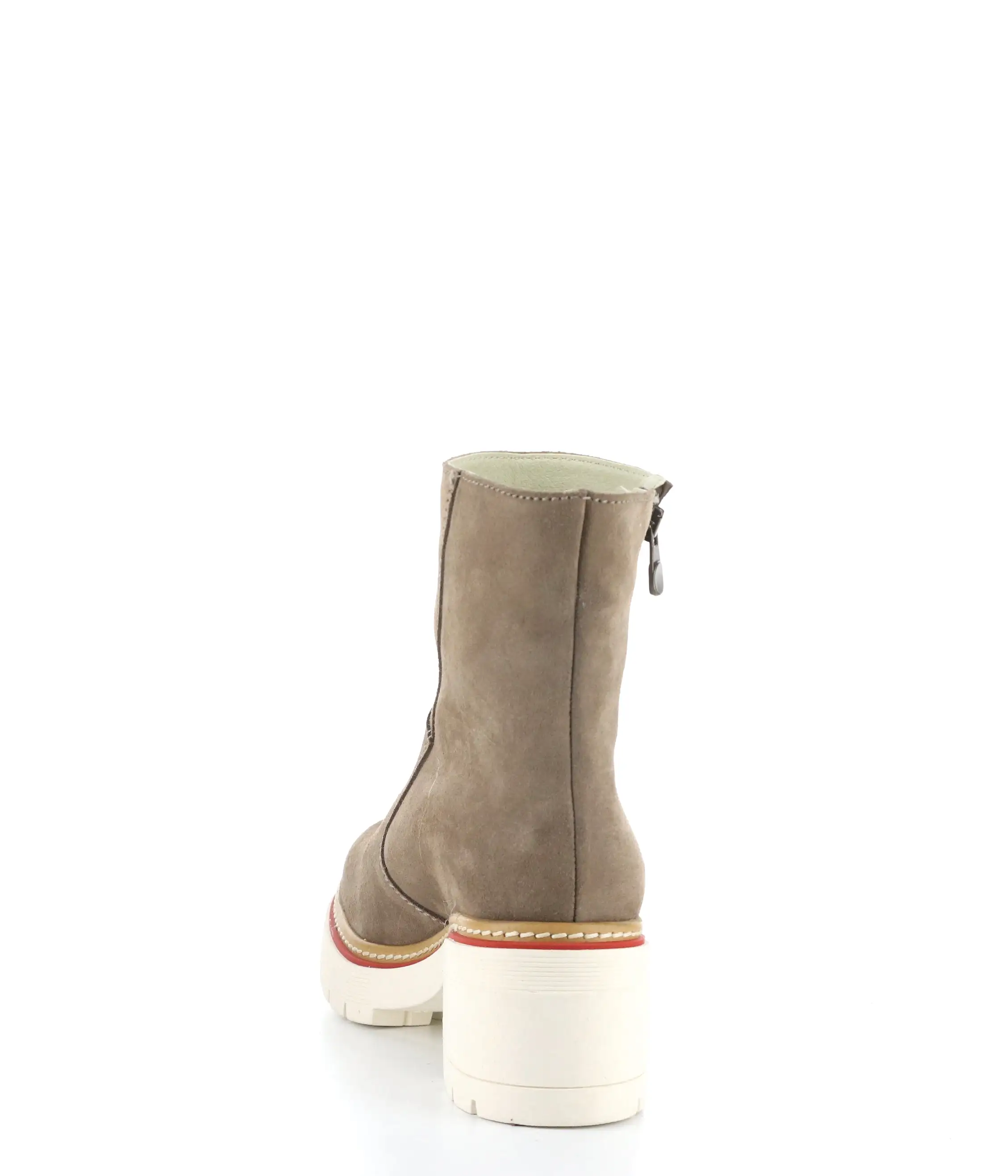 ZAP TAUPE Round Toe Boots